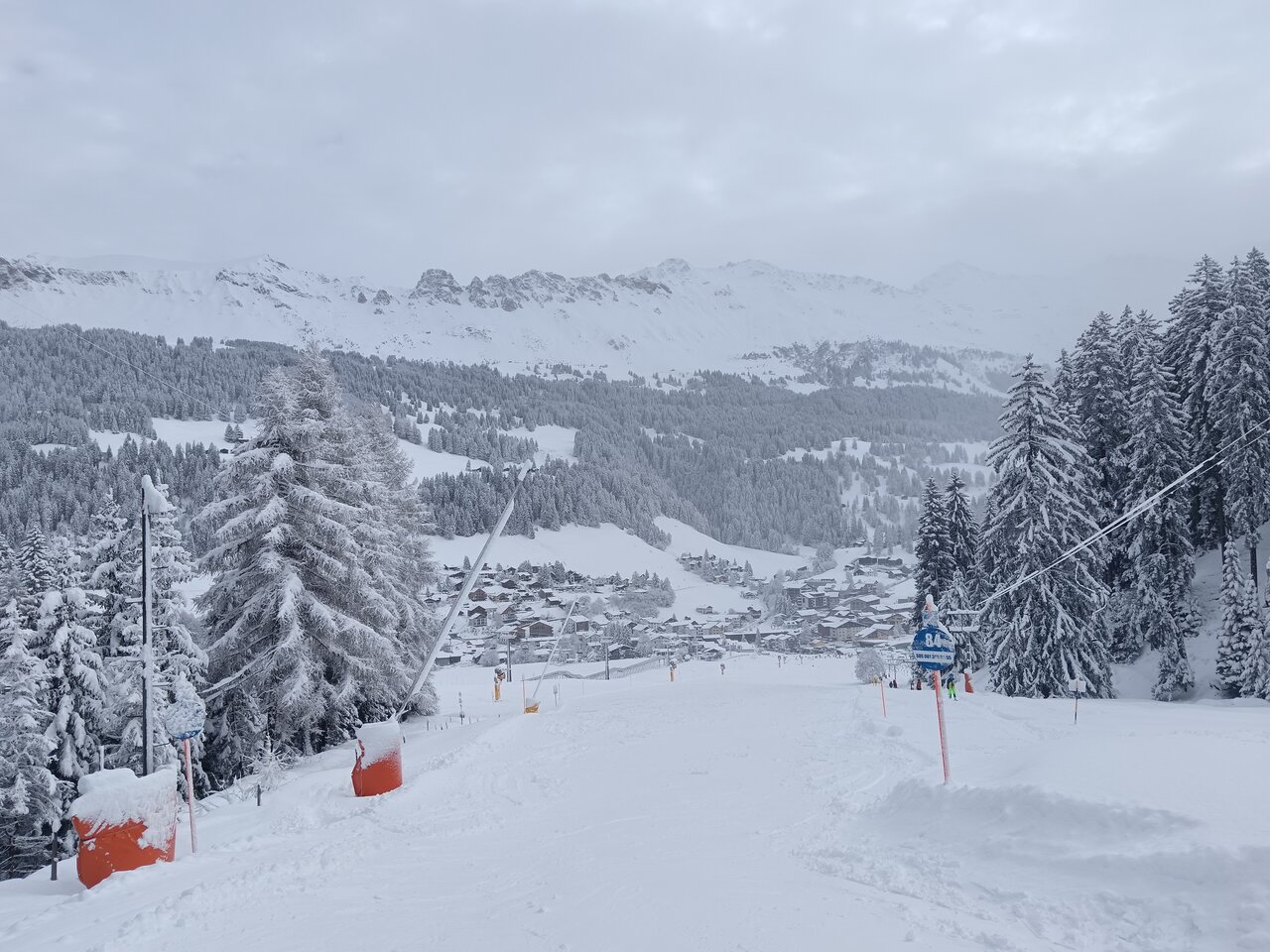 View from the slopes