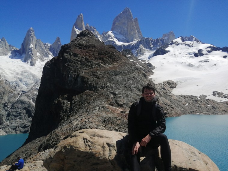 Fitz Roy előtt pózolok