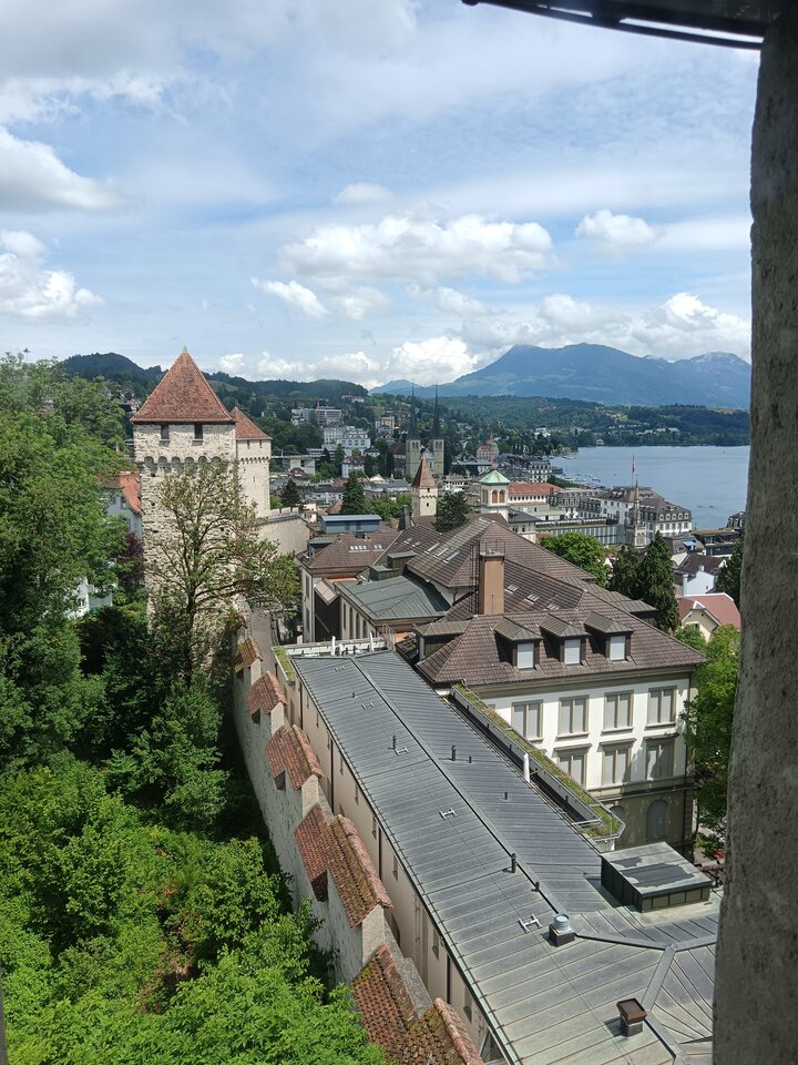 View from the city walls