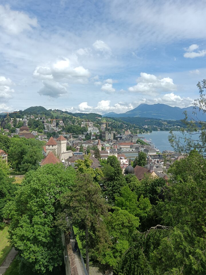 View from the city walls