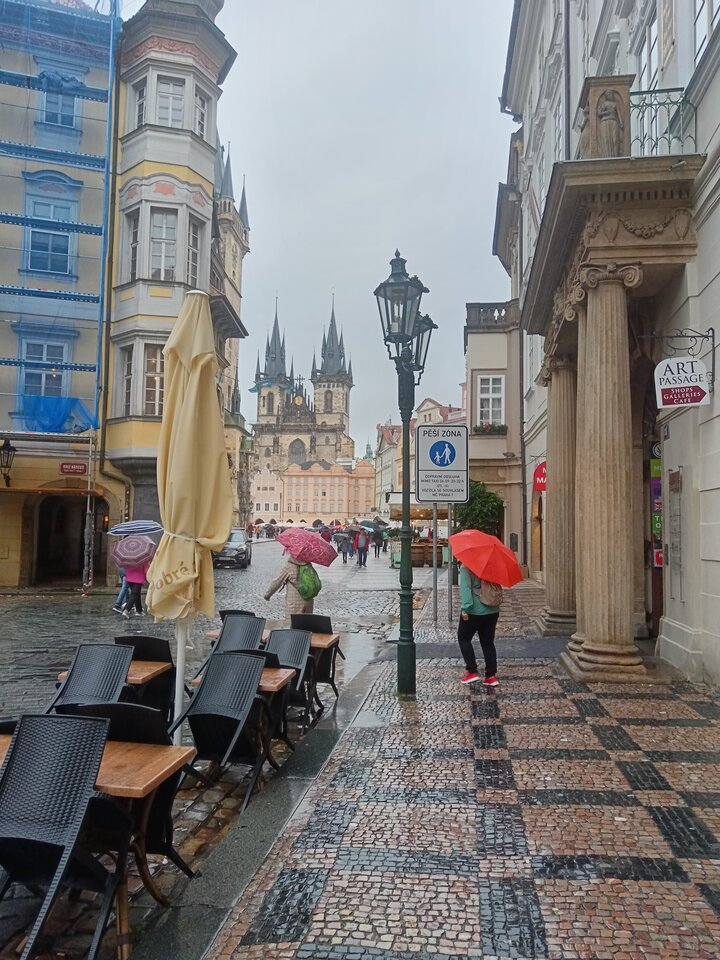 Utca Prágában