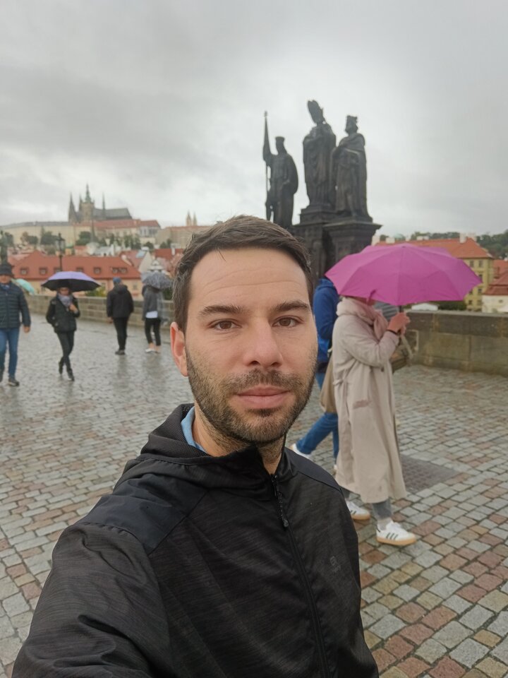 Én a Károly hídon
