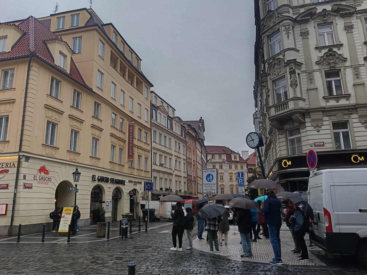Utca Prágában