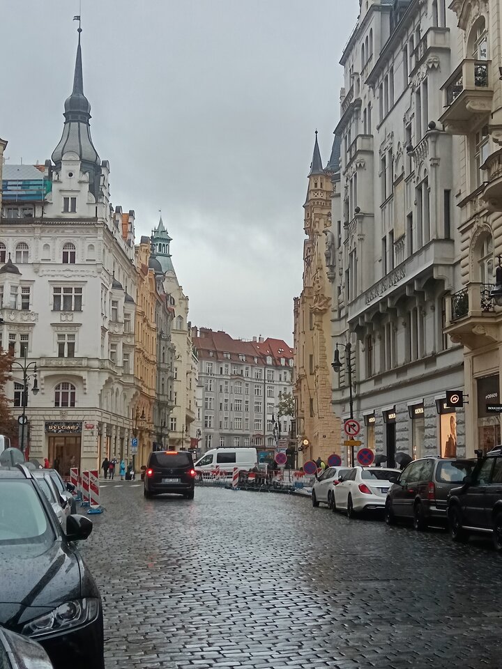 Utca Prágában